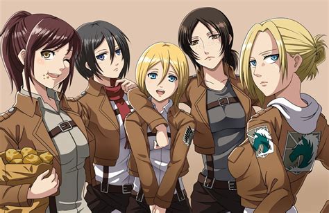 aot girls naked|Attack on Titan Category